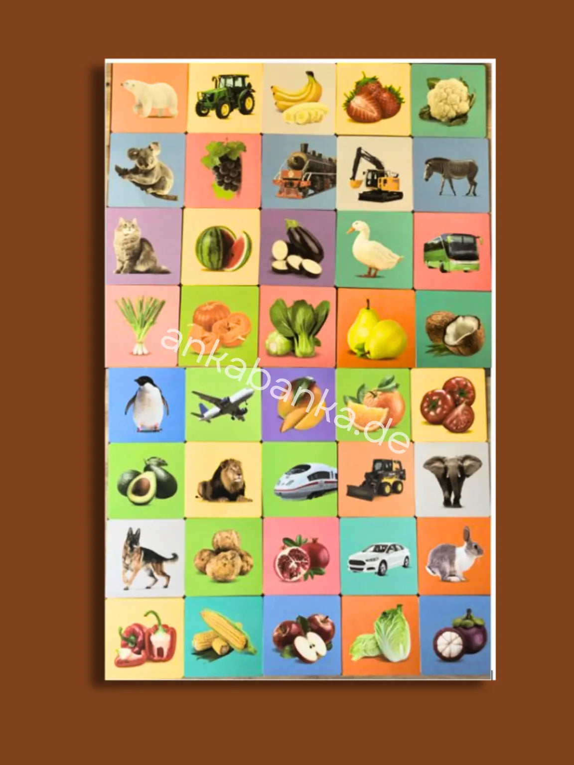 Montessori Sinnes Karten für Babies bis 24 Monate alt ankabanka