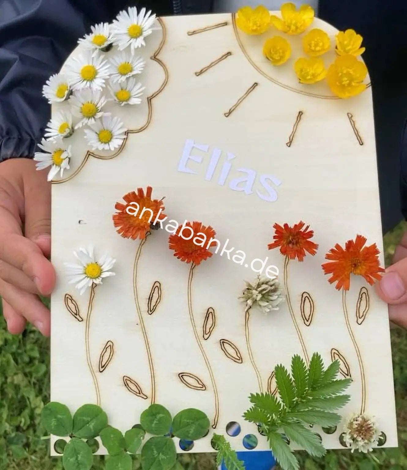 Montessori Blumen Steckspiel ankabanka