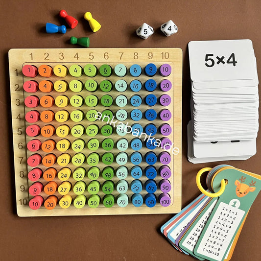 Montessori Einmaleins Spiel mit Anleitung anka banka