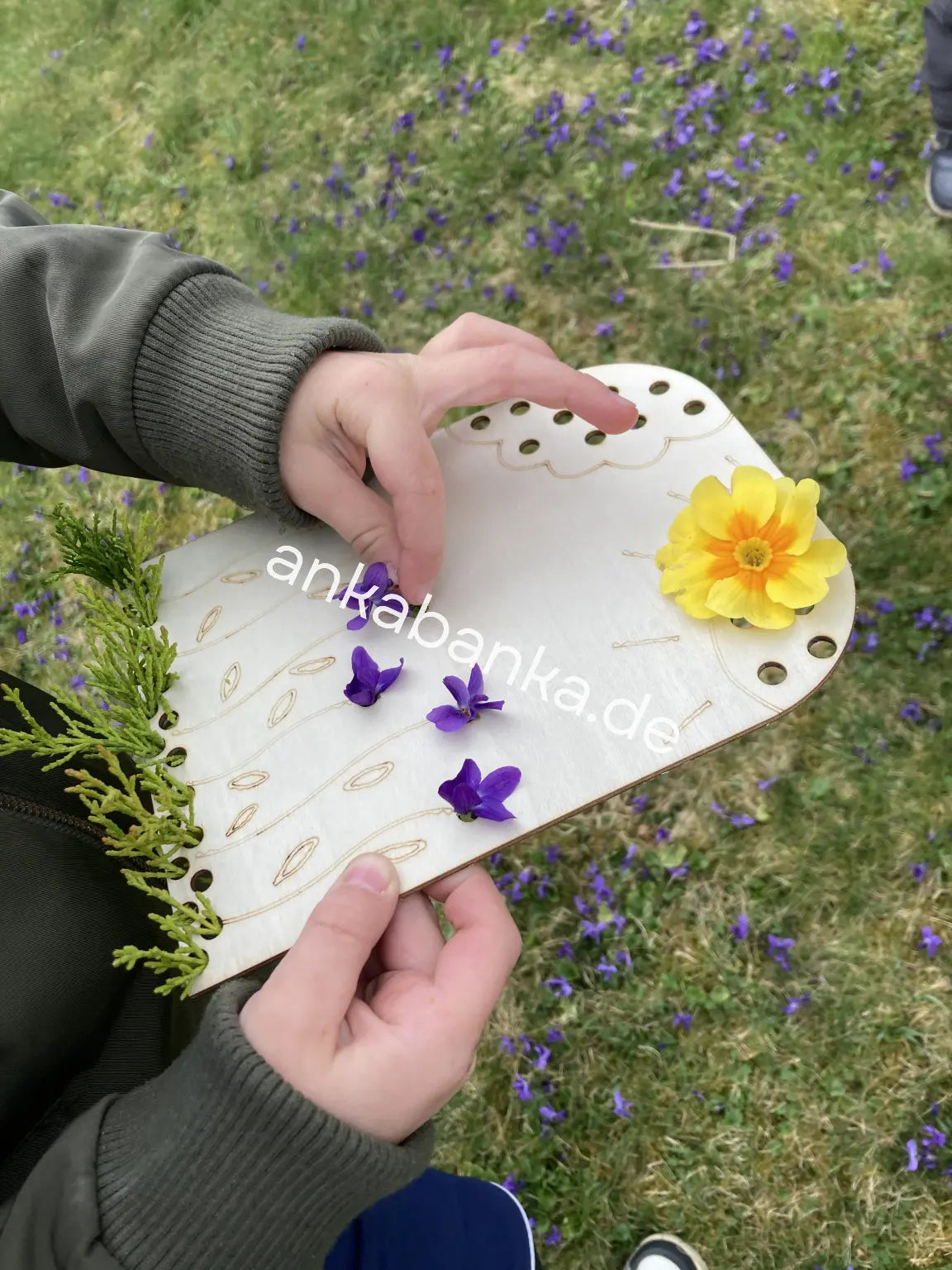 Montessori Blumen Steckspiel ankabanka Beispiel