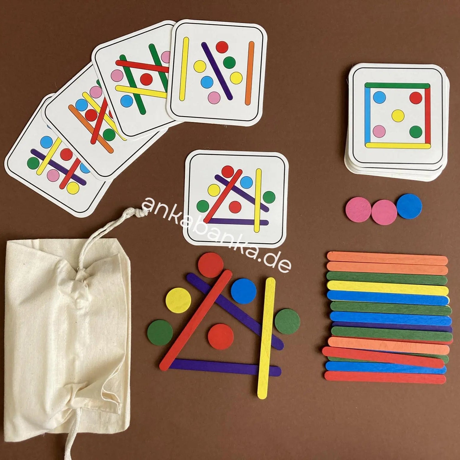 Montessori Legespiel Set Kleinkinder Anka Banka