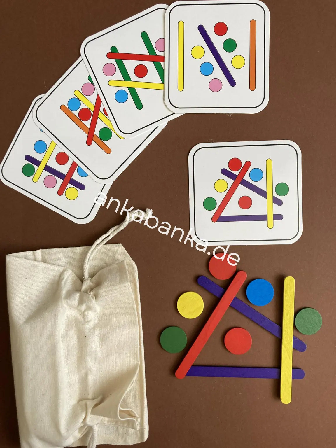 Montessori Legespiel pädagogische Lernspiel für Kinder