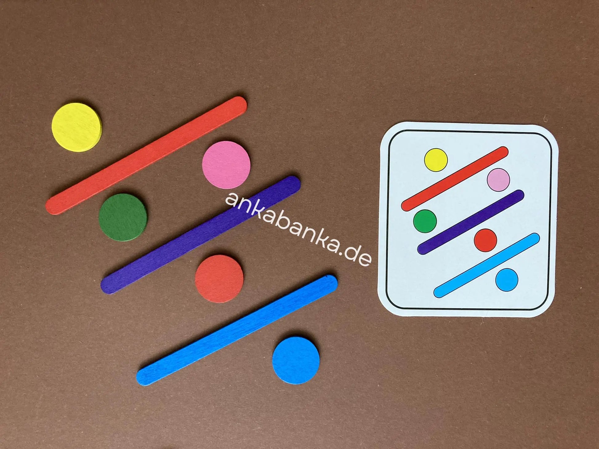 Montessori Legespiel pädagogische Lernspiel Beispiel schön 