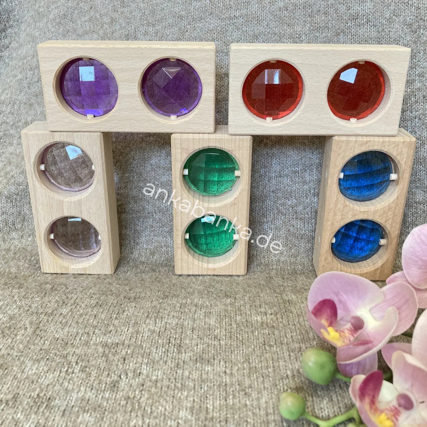 Montessori XXL Bausteine Funkelsteine Geschenk Weihnachten Ideen Kinder anka banka