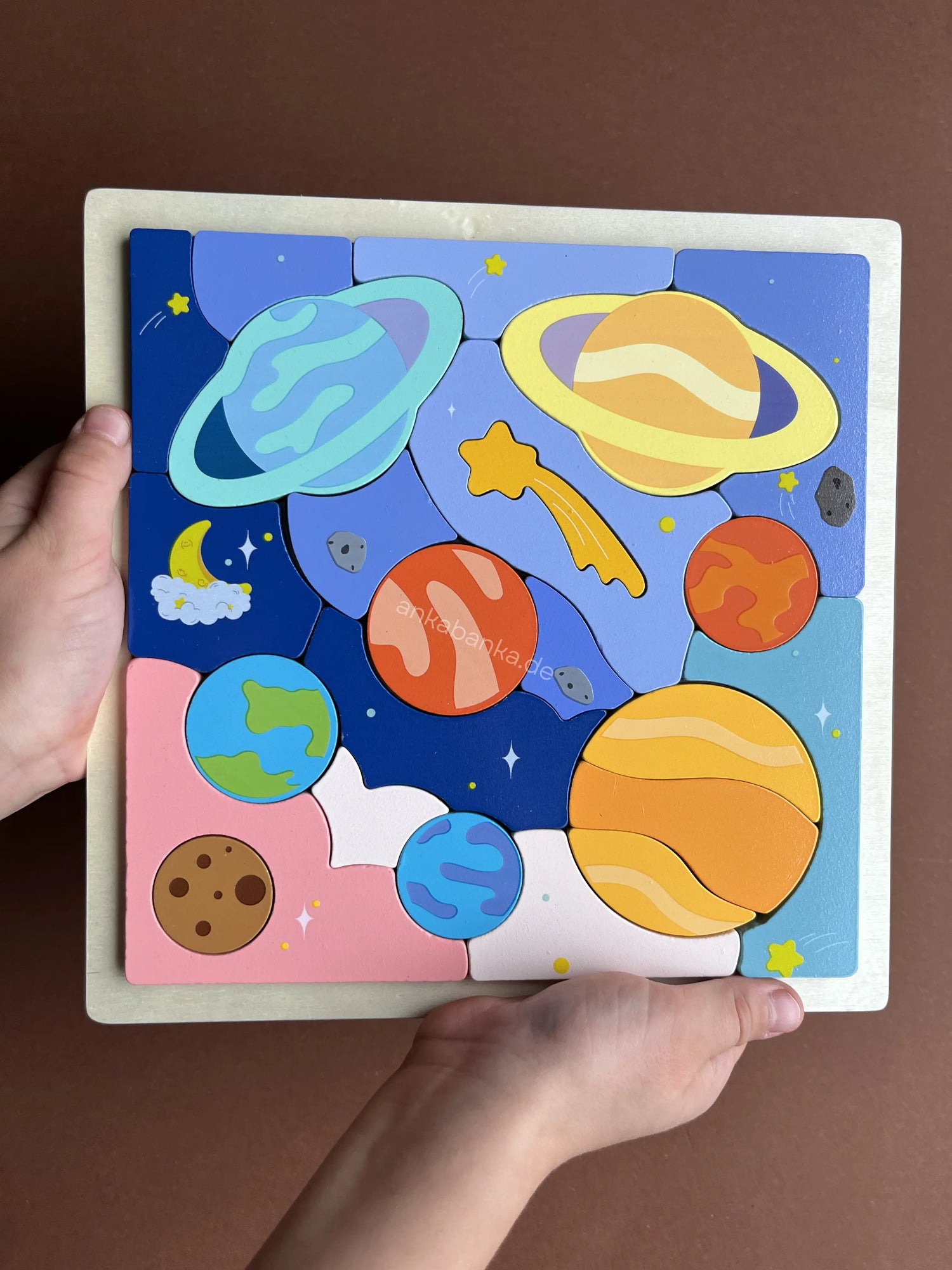 Weltall-Puzzle mit 24 Teilen 1