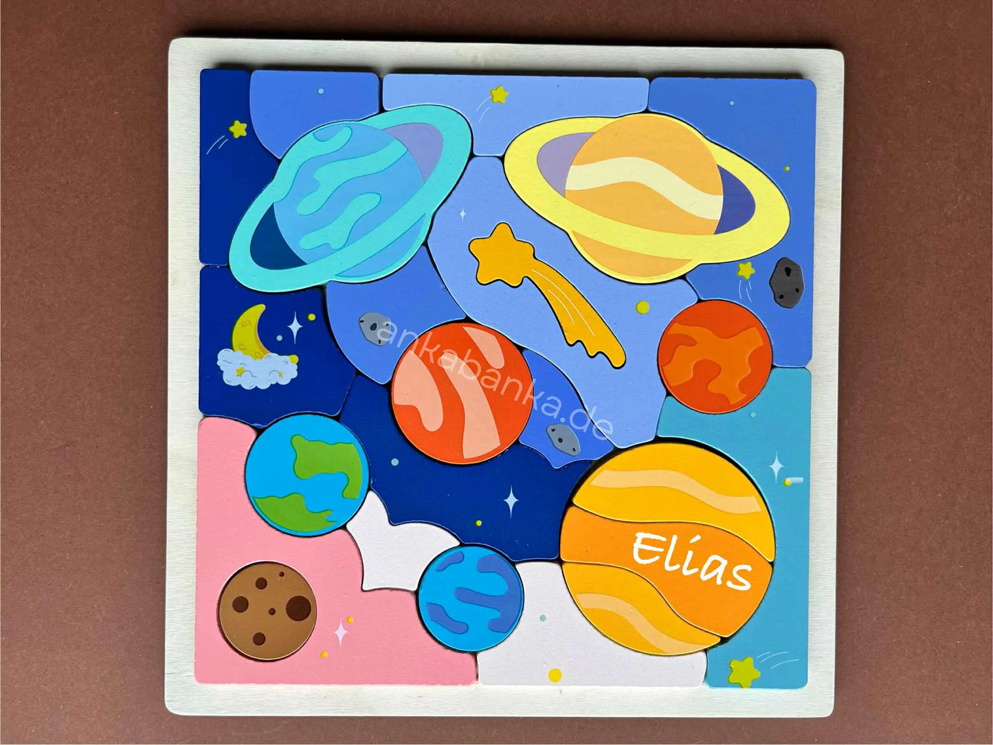 Weltall-Puzzle mit 24 Teilen 2