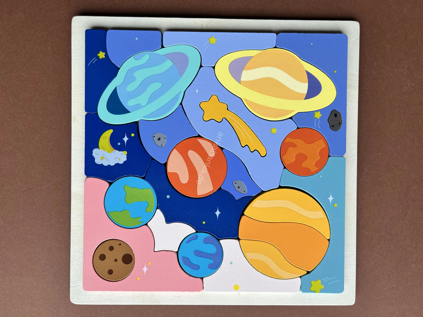 Weltall-Puzzle mit 24 Teilen 4