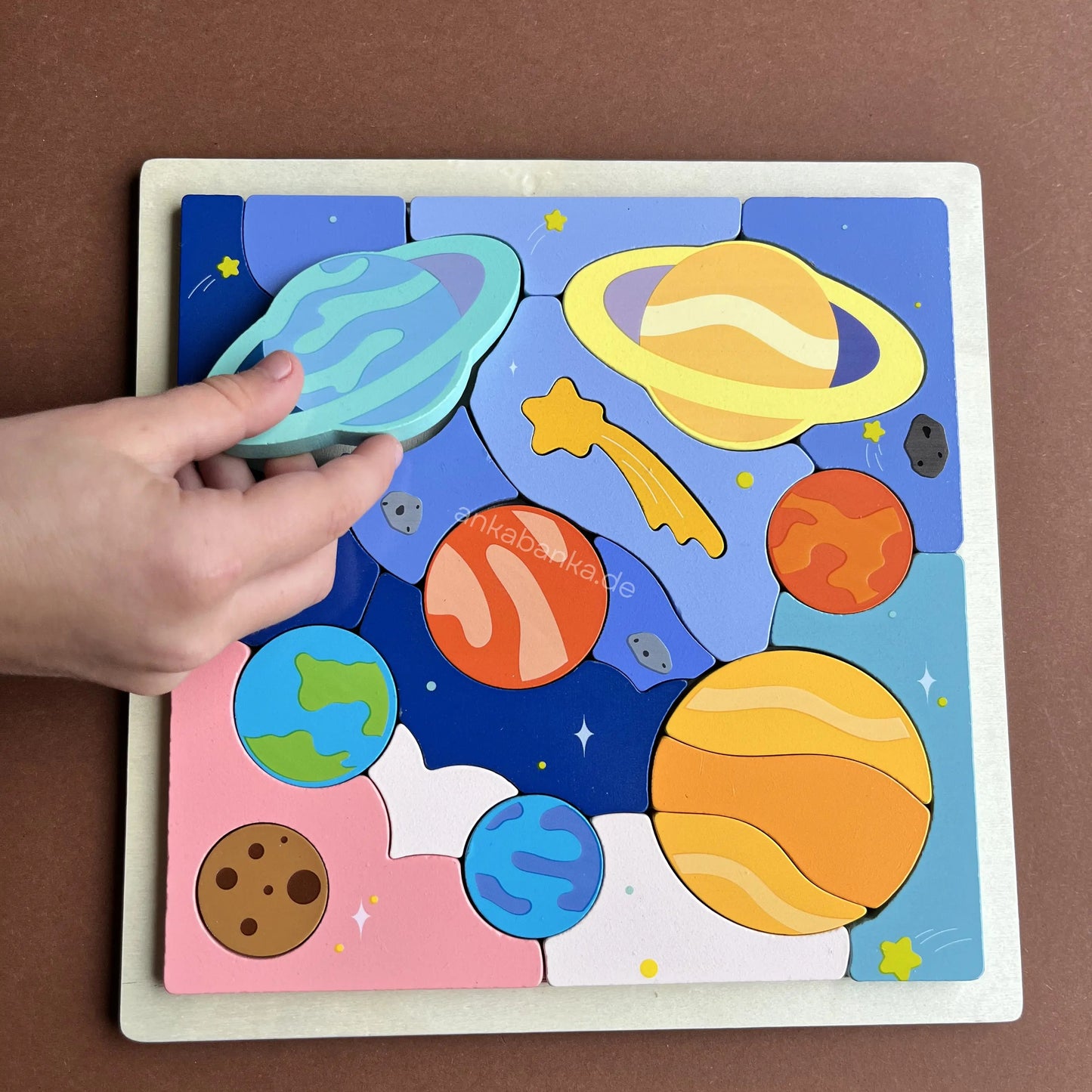 Weltall-Puzzle mit 24 Teilen 5