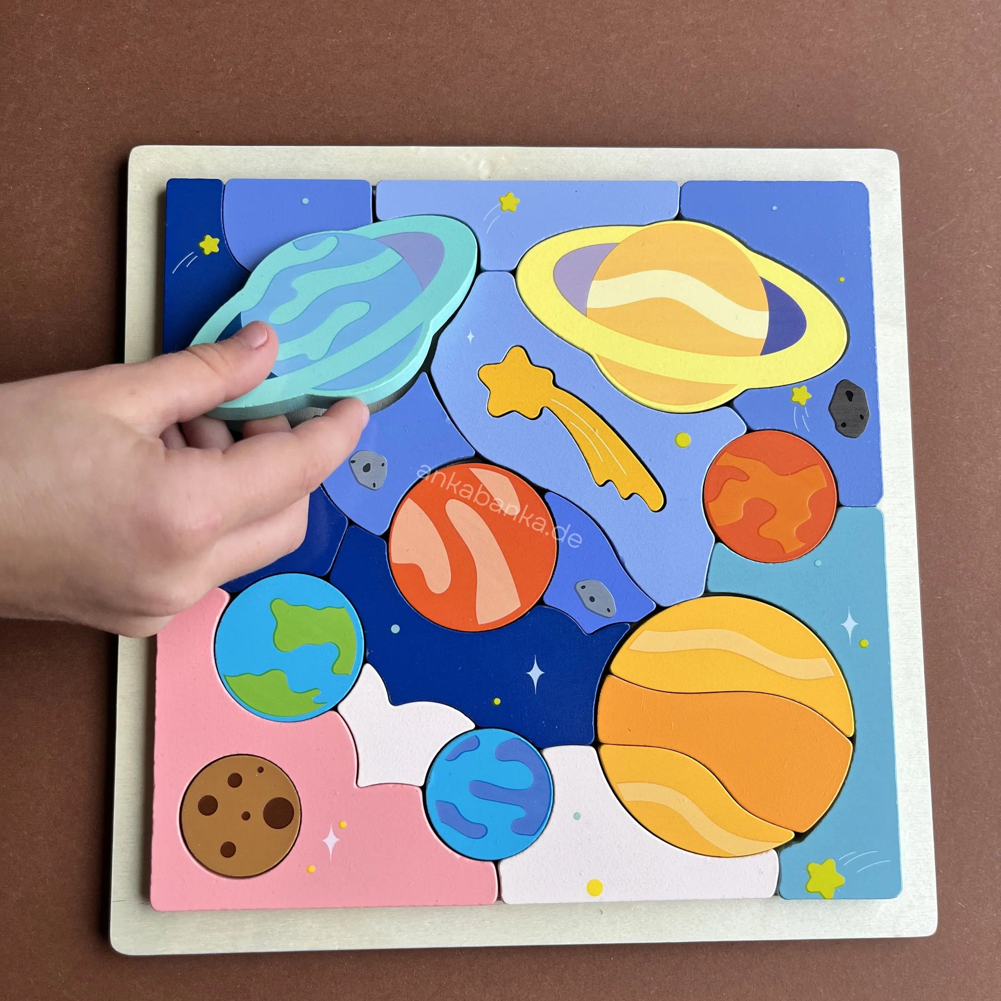 Weltall-Puzzle mit 24 Teilen 5